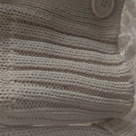 Button up wool blend sweater by bebe - Picture 8 of 9